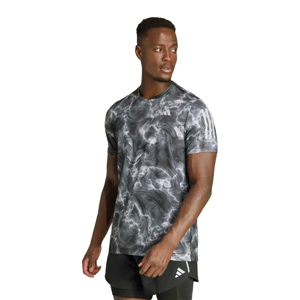 adidas - Men's Own The Run Allover Print T-Shirt (IB6394)