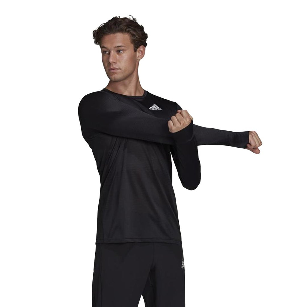 adidas - T-shirt à manches longues Own The Run pour homme (H58590) 