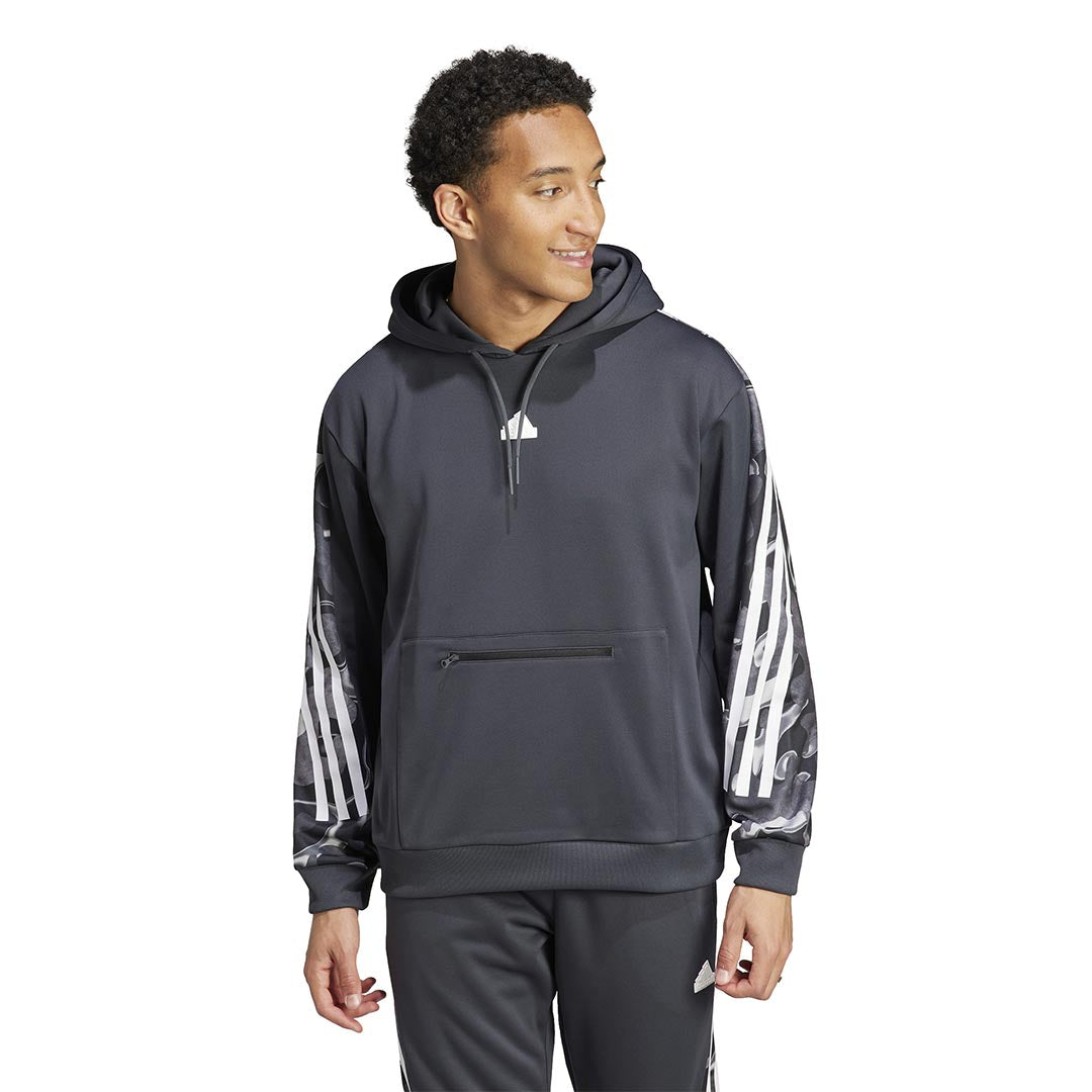 Adidas patterned hoodie on sale