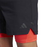 adidas - Men's Power Workout Two-In-One Shorts (HY0778)