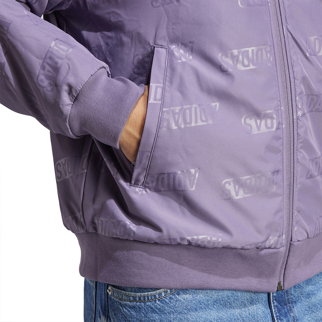 Purple adidas jacket mens best sale