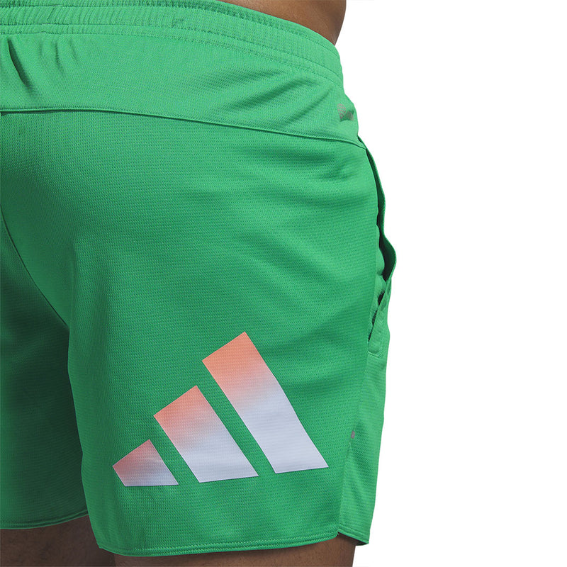 adidas - Men's Run Icons 3 Bar Logo 5 inch Shorts (IA7798)