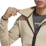 adidas - Men's Terrex Tech Fleece Light Hooded Hiking Jacket (HT2009)