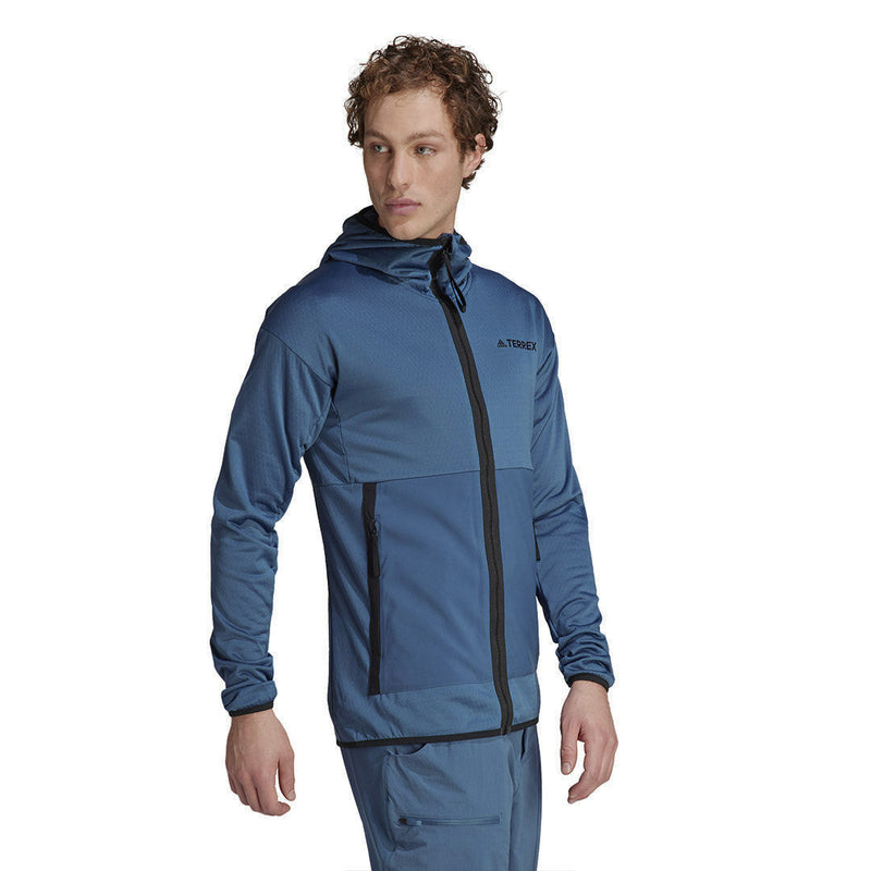 adidas - Men's Terrex Tech Light Hooded Hiking Jacket (HT2008)