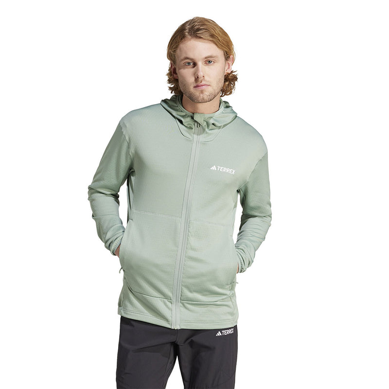 adidas - Men's Terrex Xperior Light Fleece Hooded Jacket (IQ3718)