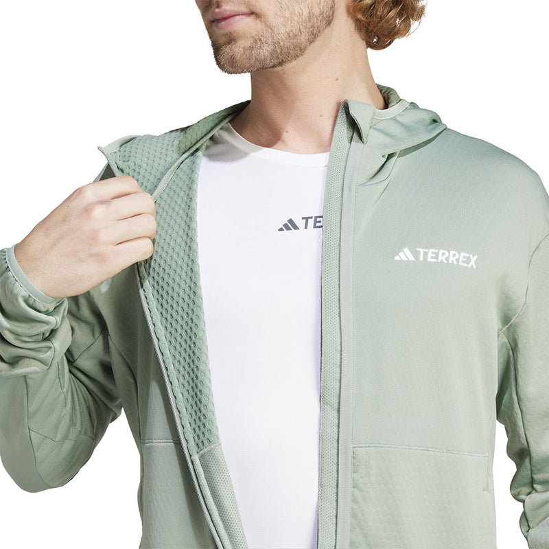 adidas - Men's Terrex Xperior Light Fleece Hooded Jacket (IQ3718)