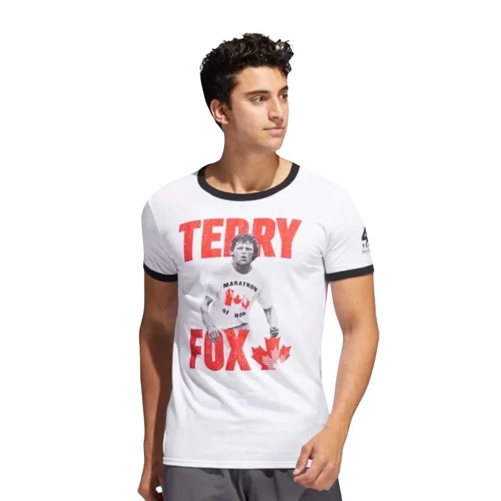 adidas - T-shirt à manches courtes Terry Fox pour hommes (CM6195) 