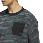 adidas - Sweat-shirt ras du cou à imprimé texturé pour hommes (HF6523) 