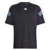 adidas - T-shirt d'entraînement Train Icons à 3 bandes pour hommes (HS7520) 