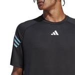 adidas - T-shirt d'entraînement Train Icons à 3 bandes pour hommes (HS7520) 