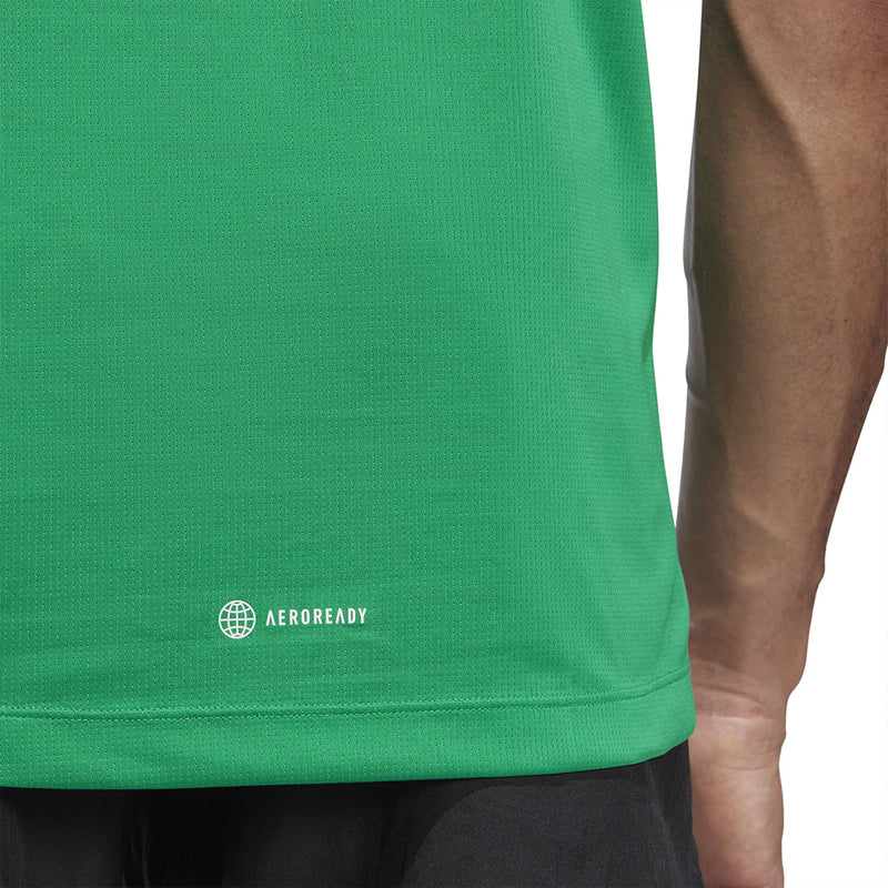 adidas - T-shirt d'entraînement Train Icons à 3 bandes pour hommes (IC5495) 