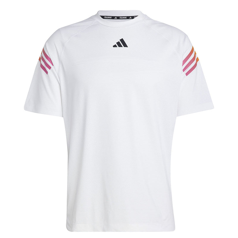 adidas - T-shirt d'entraînement Train Icons à 3 bandes pour hommes (IC5496) 