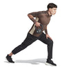adidas - T-shirt d'entraînement color block à manches longues et fermeture éclair 1/4 pour hommes (IN5078)