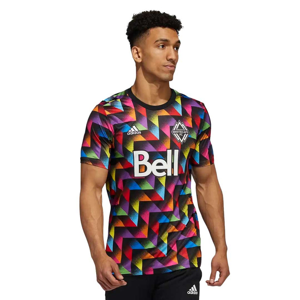 adidas - Maillot d'avant-match des Whitecaps de Vancouver pour hommes (HN4127) 