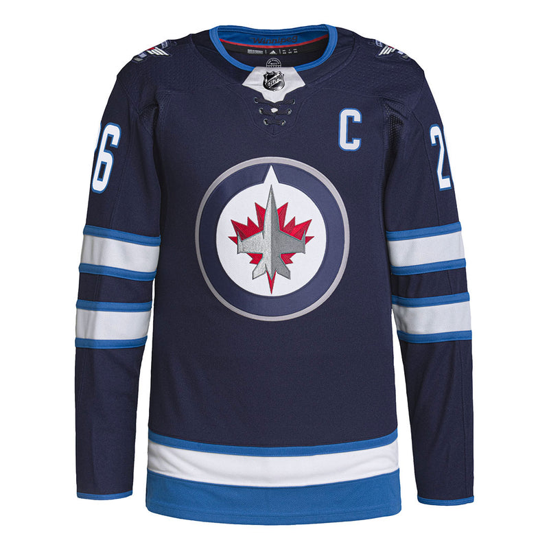 adidas - Maillot authentique Blake Wheeler des Jets de Winnipeg pour hommes (HB6635) 