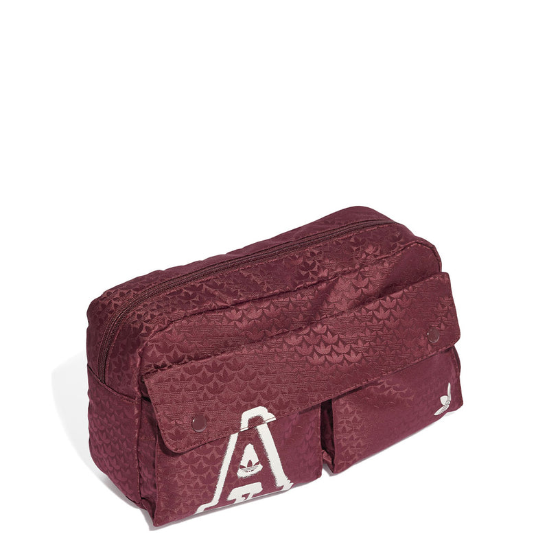 adidas - Trefoil Jacquard Monogram Oversized Waist Bag (IC2088)