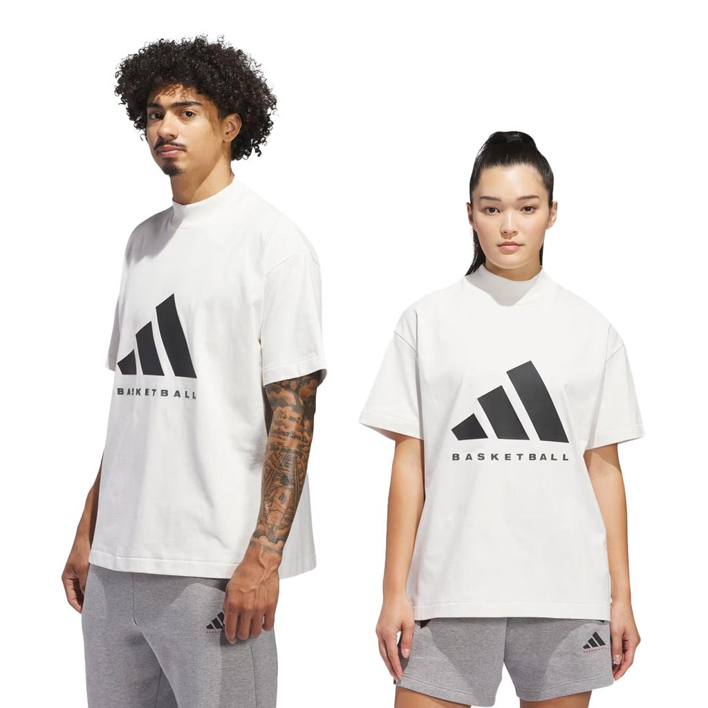 adidas - T-shirt de basket-ball unisexe à manches courtes (IA3448)