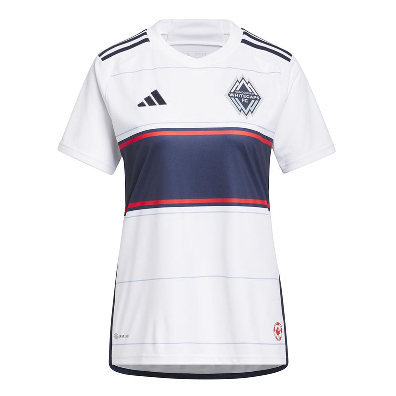 adidas - Maillot domicile Vancouver Whitecaps FC 2023/2024 pour femme (HU1388) 