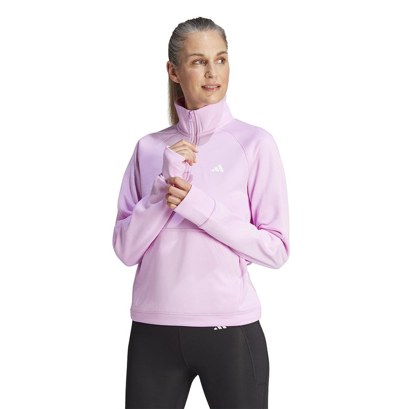 adidas - Women's AEROREADY Game & Go 1/4 Zip Track Jacket (IM2682)