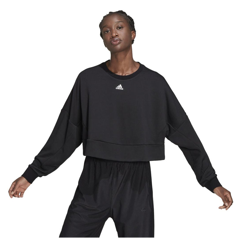 adidas - Women's AEROREADY Studio Loose Sweatshirt (HD8938)