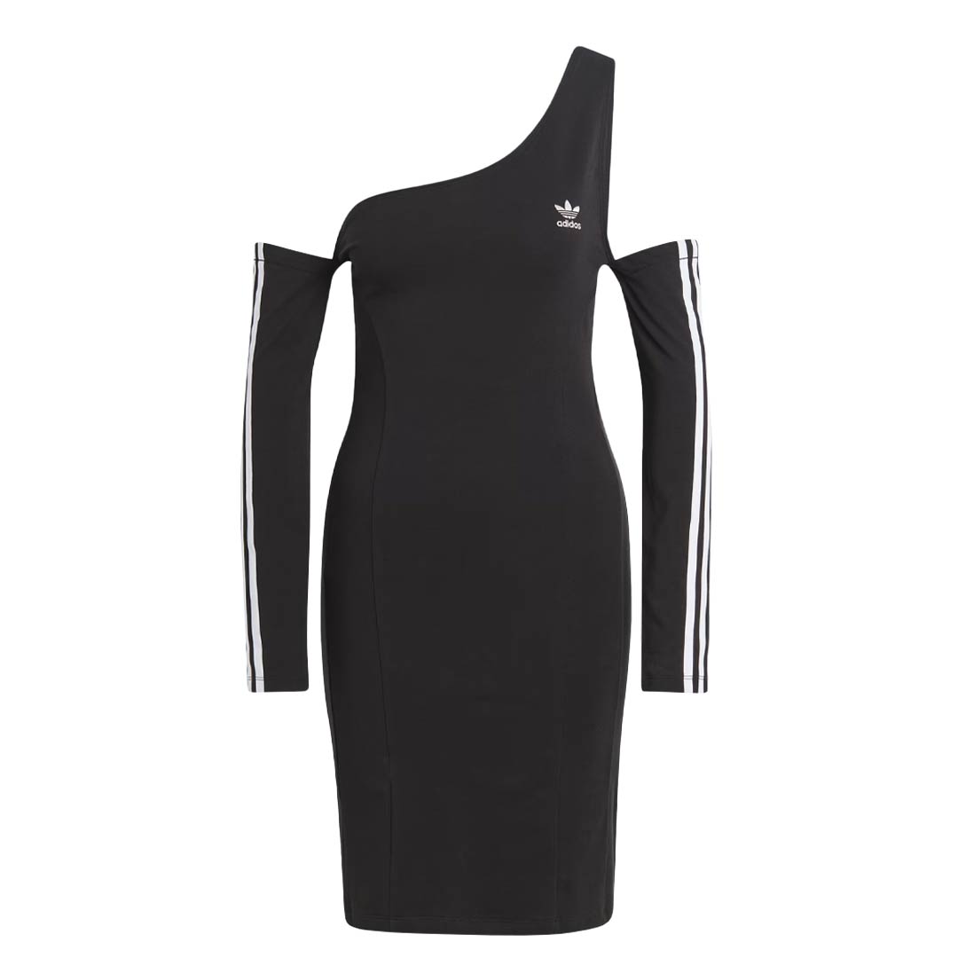 adidas Women s Adicolor Trefoil Cutout Long Sleeve Dress II6110 SVP Sports