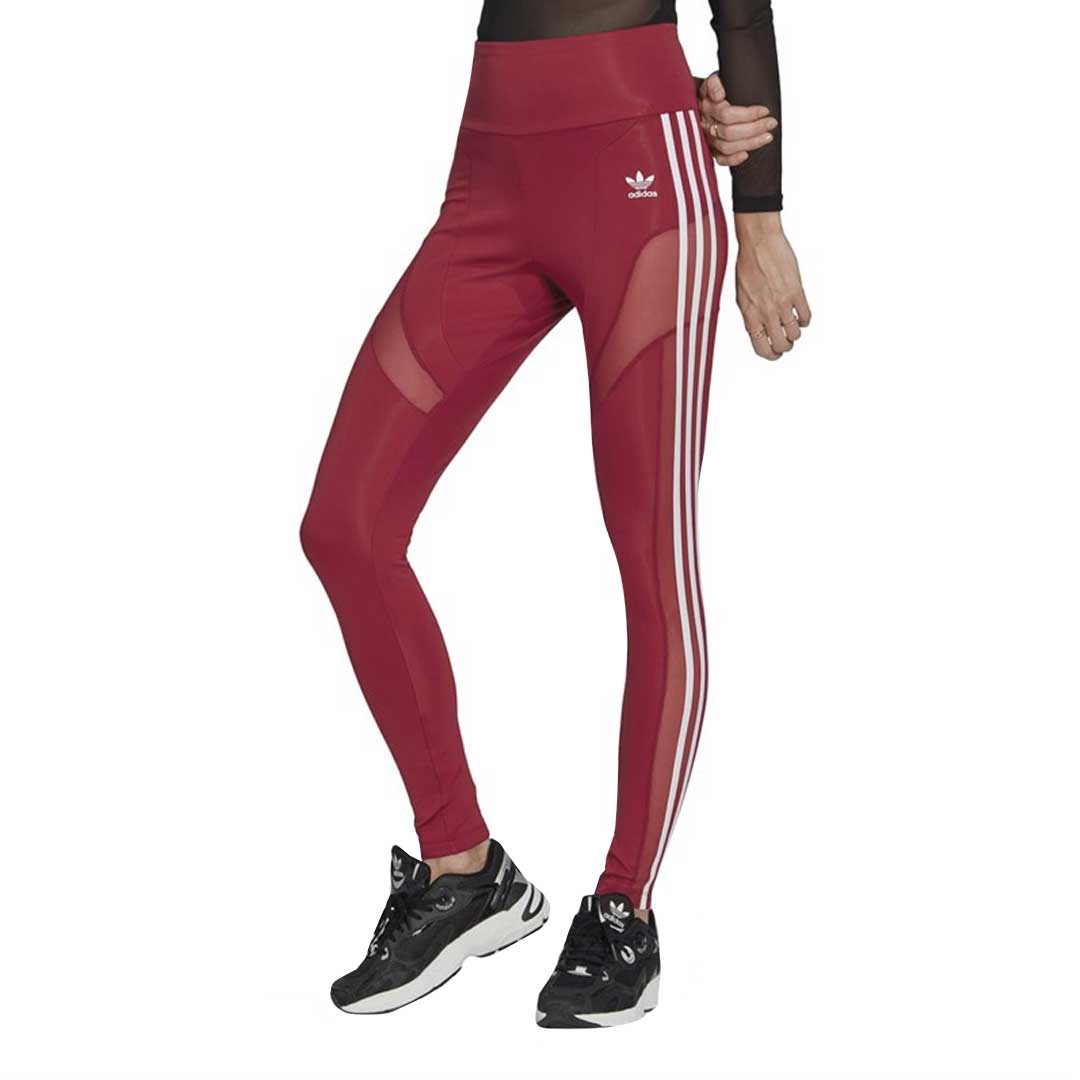 Adidas Women s Adicolor Trefoil Leggings II6094 Bur Wht XS