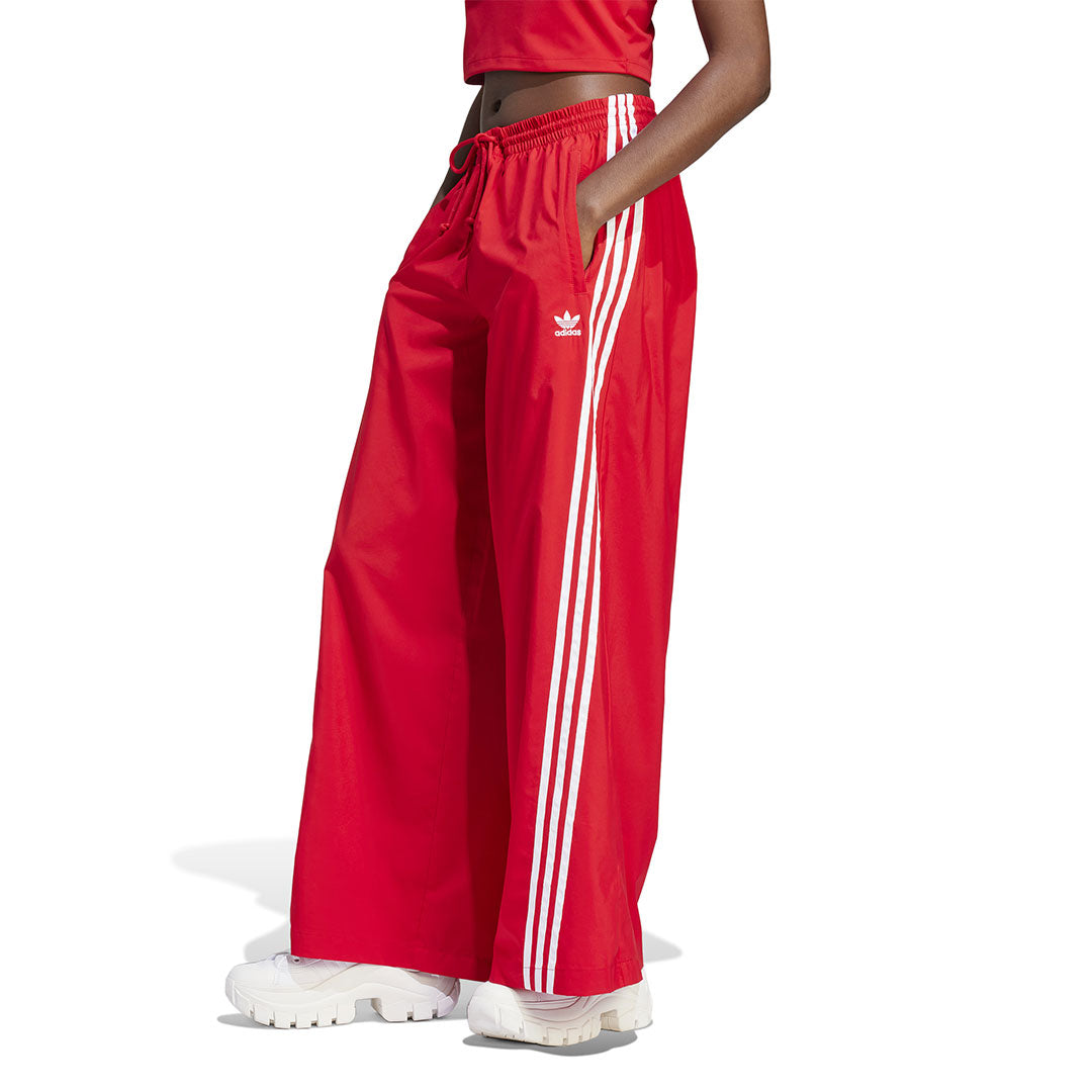 Adidas Women s Adilenium Oversized Track Pant IV9315 Red Wht L