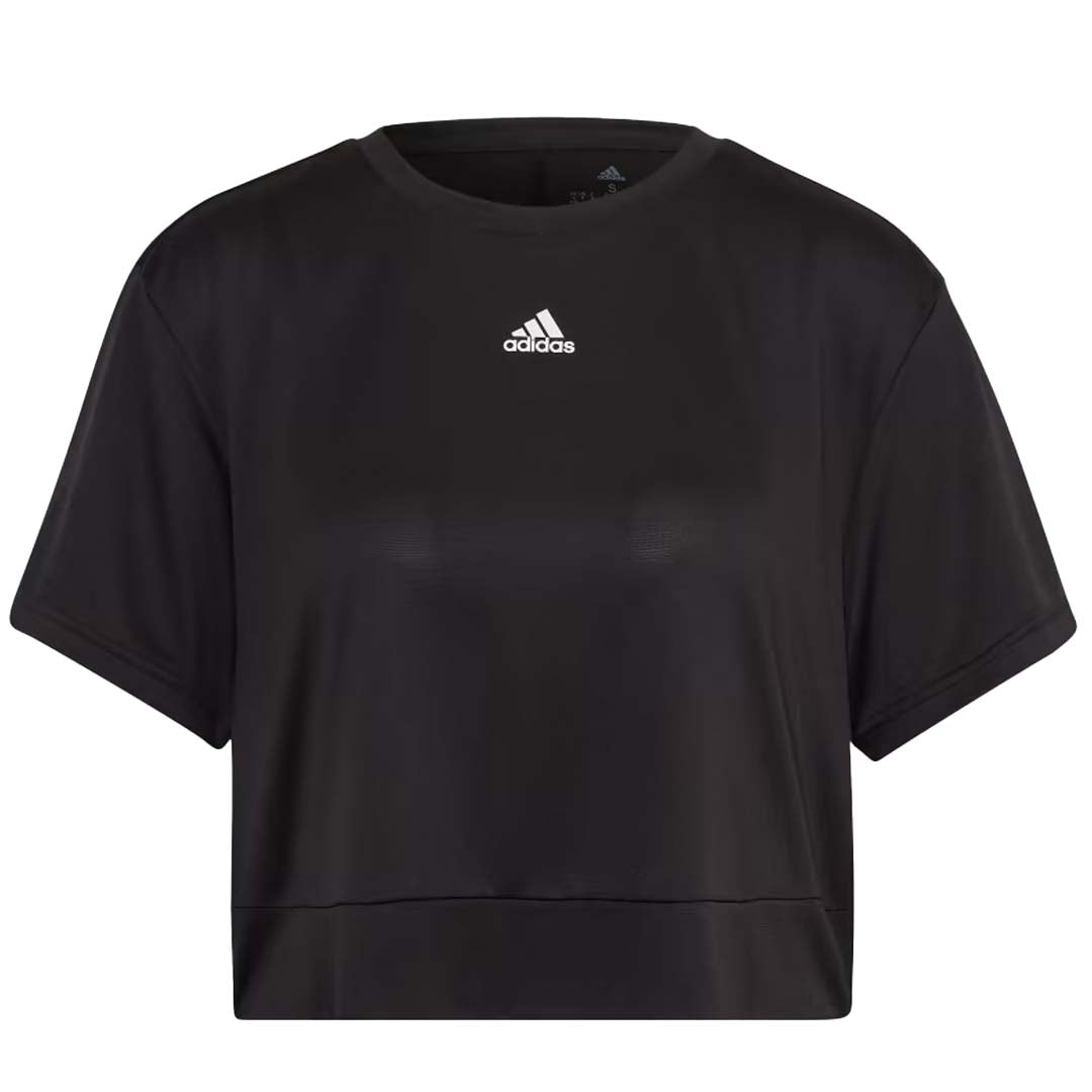 Adidas cropped t shirt best sale