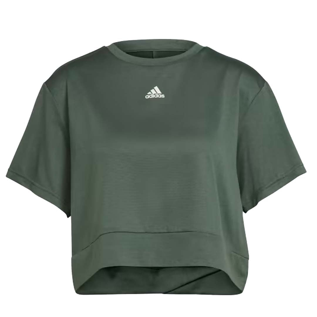 Adidas crop t shirts hotsell