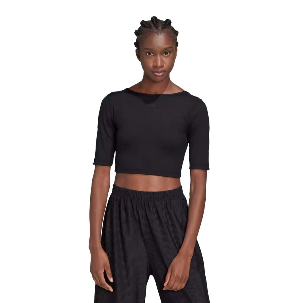 adidas - Women's Aeroready Studio Open-Back Cropped Top (HD8937)