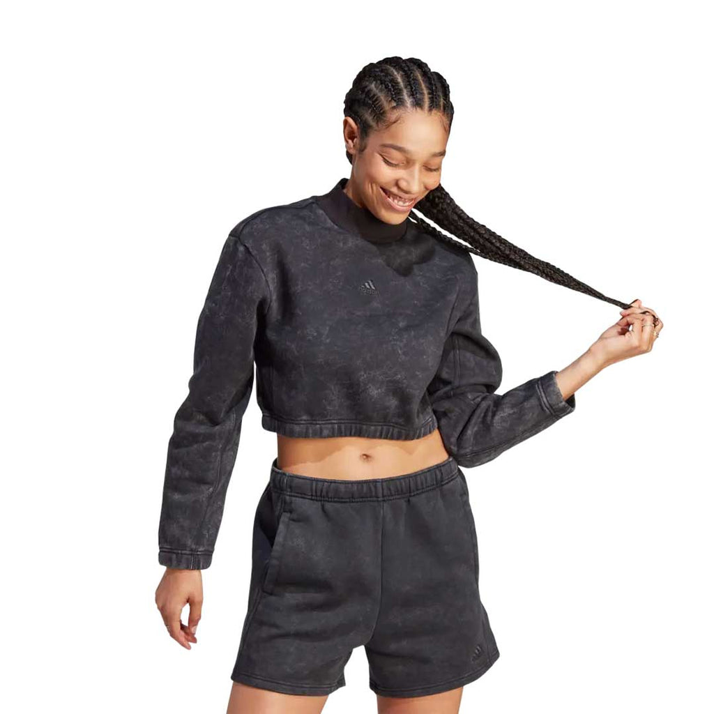 adidas - Women's All SZN Fleece Washed Sweatshirt (IL1511)