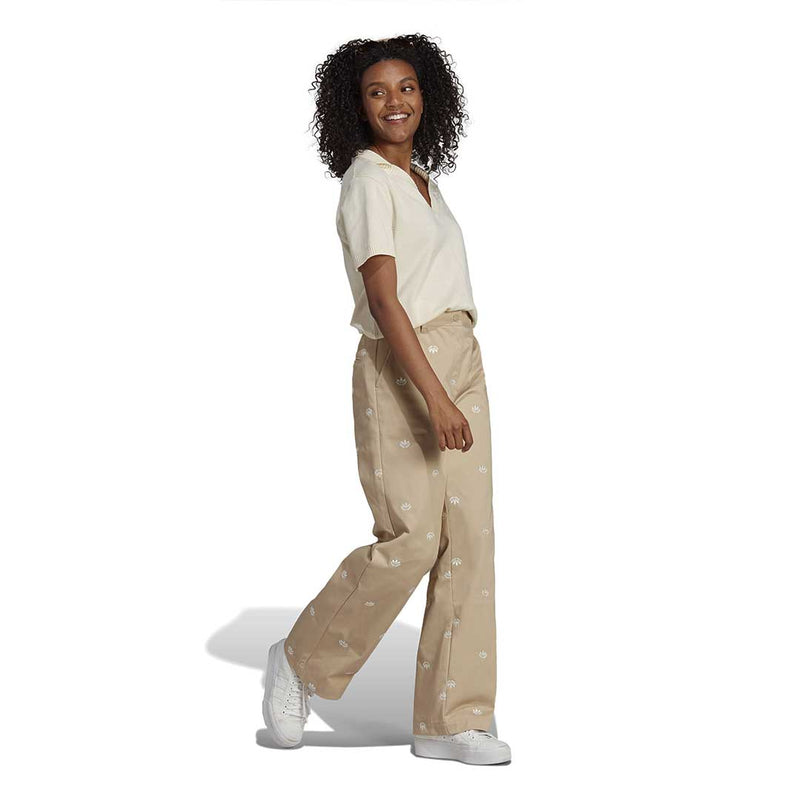 adidas - Women's Allover Mini Crest Chino Pants (II5638)