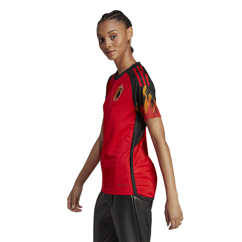 adidas - Maillot domicile Belgique 22 Femme (HE6631)