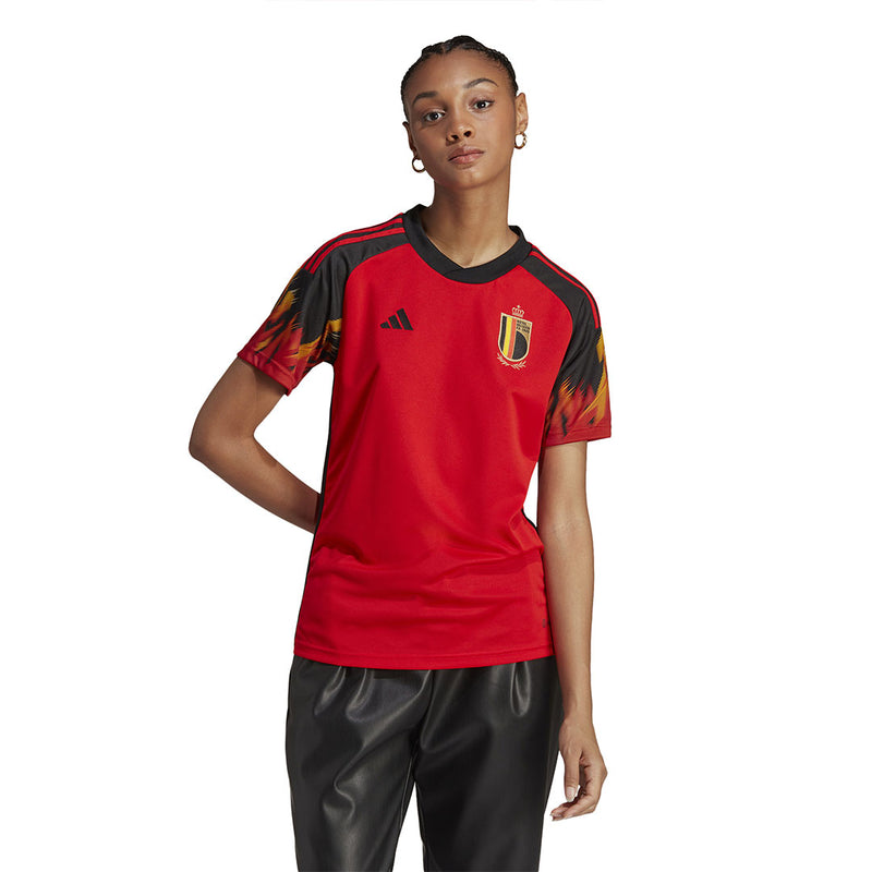 adidas - Maillot domicile Belgique 22 Femme (HE6631)