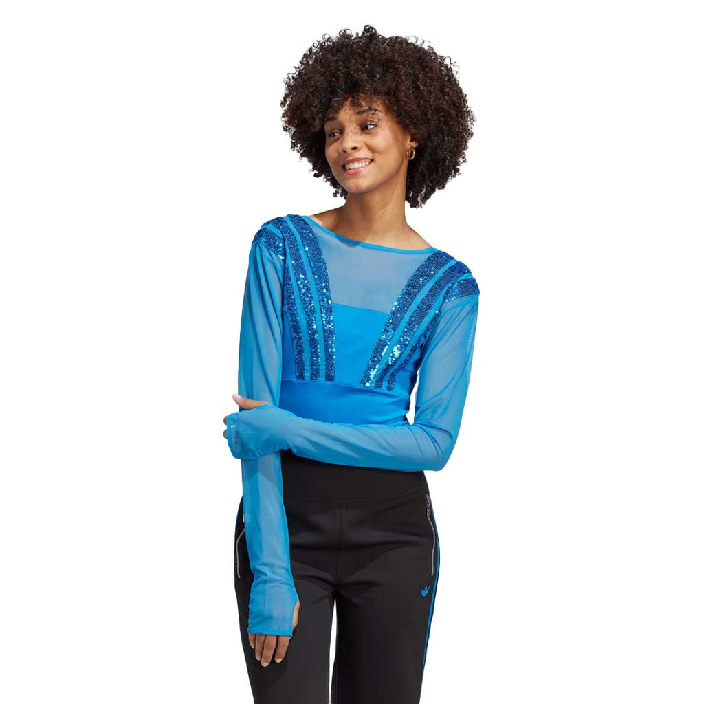 adidas - Women's Blue Version Santiago Bodysuit (HR3416)