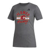 adidas - T-shirt à manches longues Calgary Flames pour femme (IB5644) 