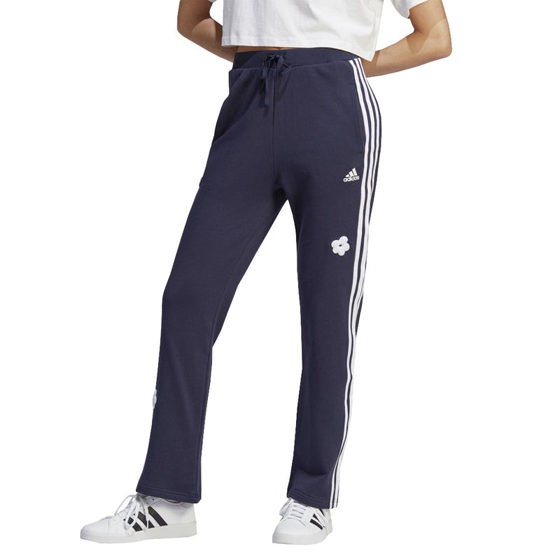 adidas - Women's Chenille Flower Patches 3-Stripes High Rise Pant (IC0019)