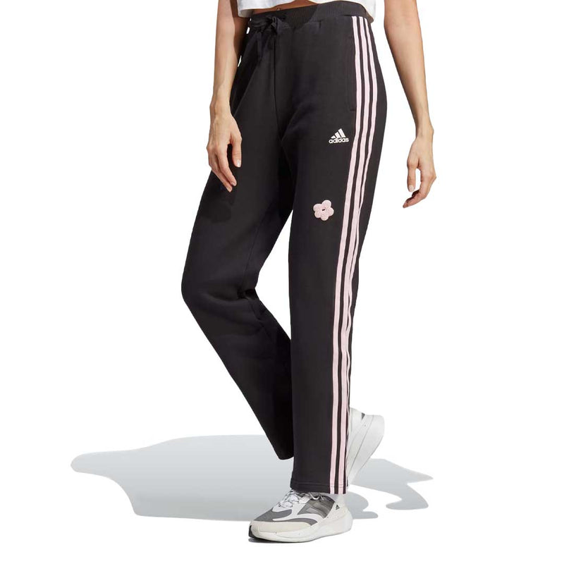 adidas - Women's Chenille Flower Patches 3-Stripes Jogger (IC0018)