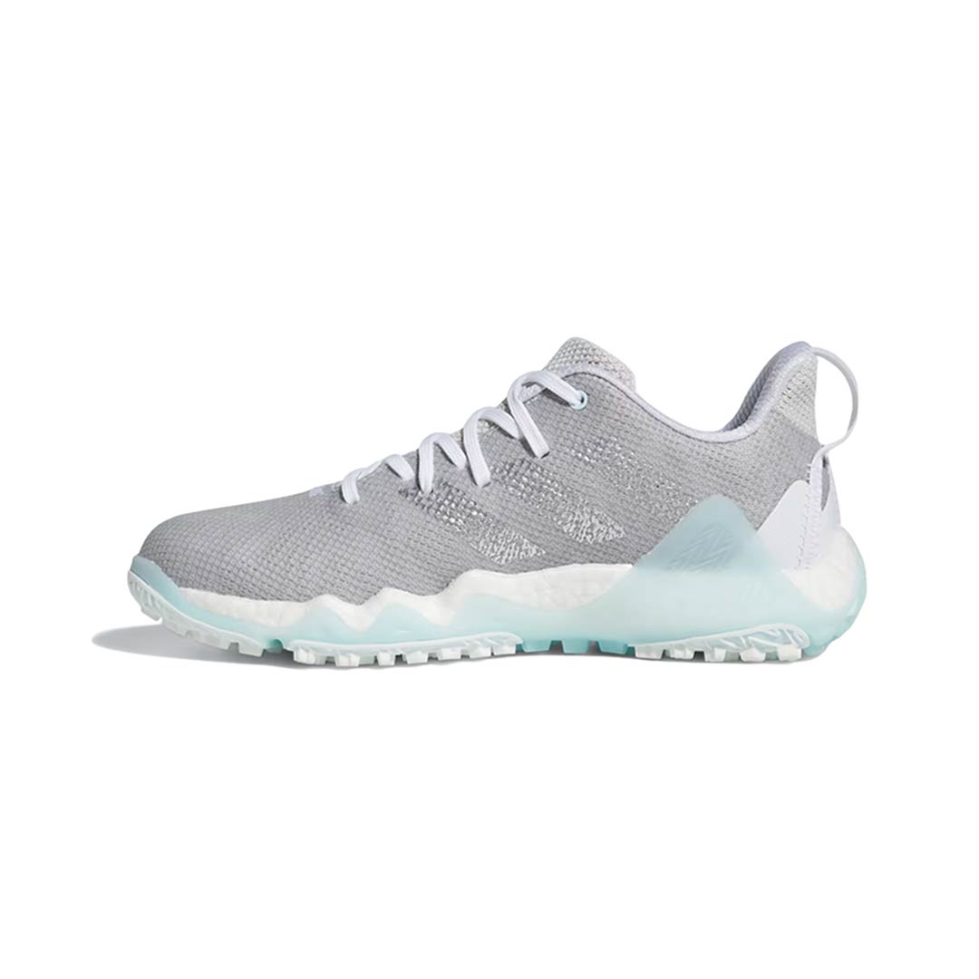 Adidas Women s Codechaos 22 Spikeless Golf Shoes Grey One Silver Metallic Almost Blue 9