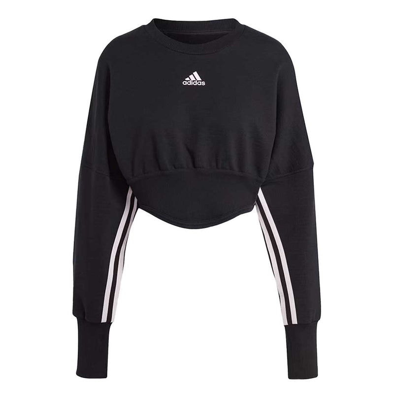 adidas - Women's Dance 3-Stripes Corset-Inspired Sweatshirt (IB4749)