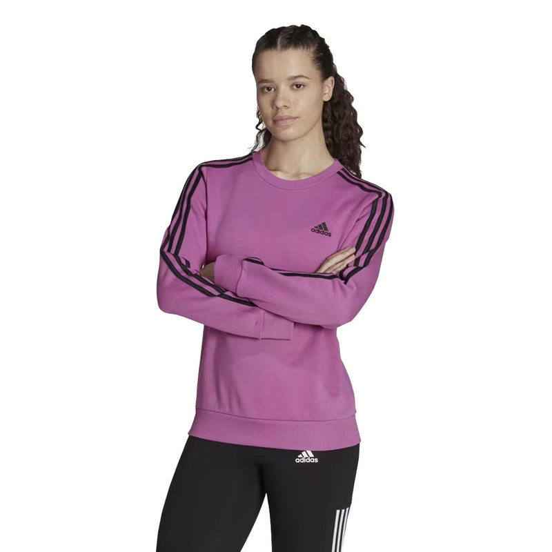 adidas - Sweat-shirt ras du cou Essentials 3 bandes pour femme (HM1935) 