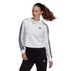 adidas - Women's Essentials 3-Stripes Cropped Hoodie (GM5574)