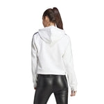 adidas - Women's Essentials 3-Stripes French Terry Crop Hoodie (IC9912)