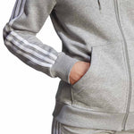 adidas - Women's Essentials 3-Stripes Full Zip Fleece Hoodie (IM0236)