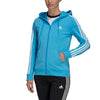 adidas - Women's Essentials 3-Stripes Full-Zip Hoodie (HL2057)