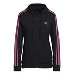 adidas - Women's Essentials 3-Stripes Full-Zip Hoodie (HL2058)