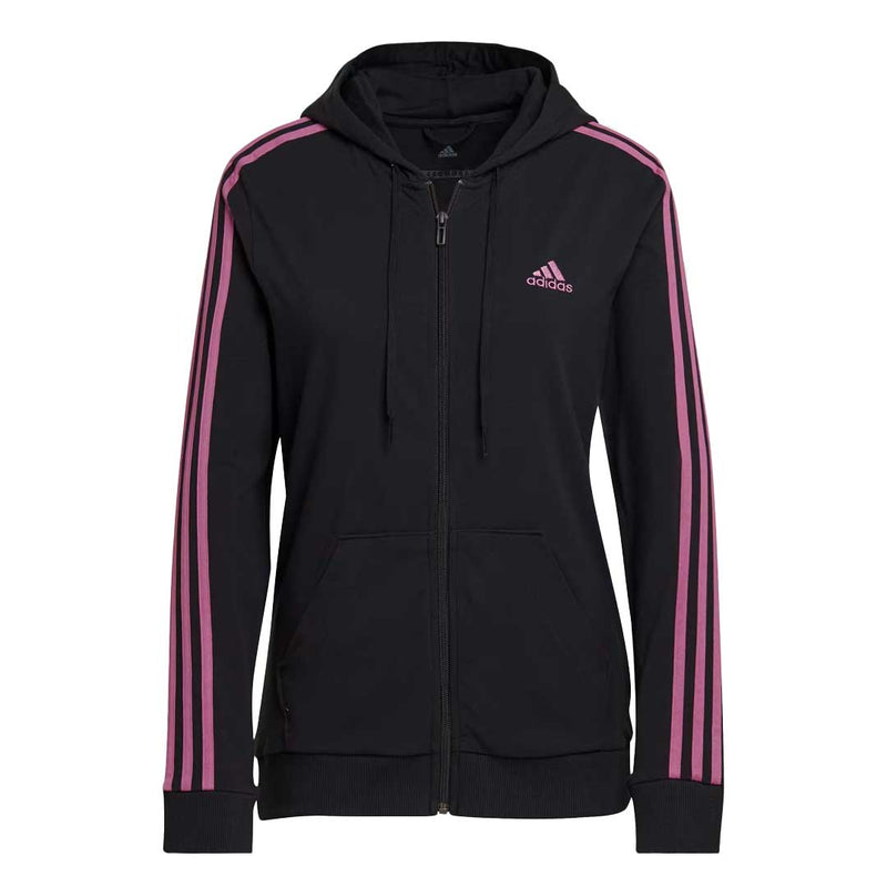 adidas - Women's Essentials 3-Stripes Full-Zip Hoodie (HL2058)