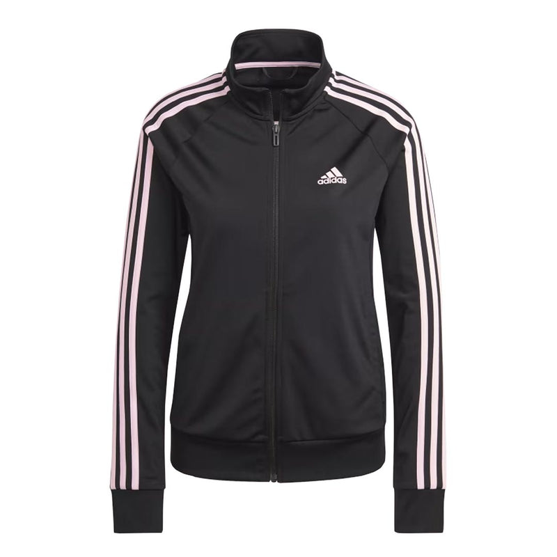 adidas - Veste de survêtement Essentials Warm-Up Slim 3-Stripes pour femme (IM2820) 