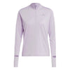 adidas - Women's Fast Running 1/2 Zip Long Sleeve Top (HR5704)