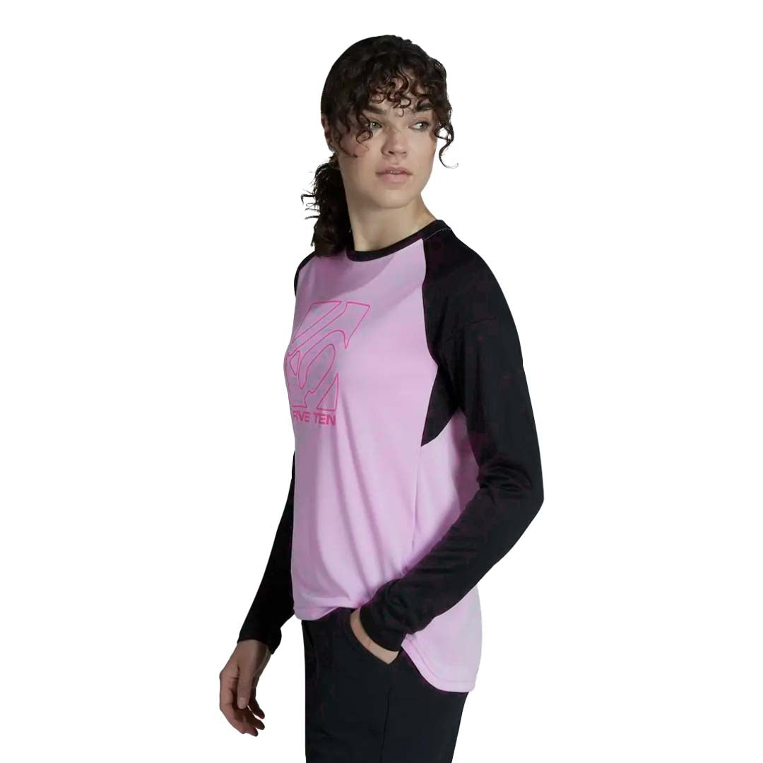 adidas Women s Five Ten Long Sleeve Jersey BCA T Shirt HH7063 SVP Sports